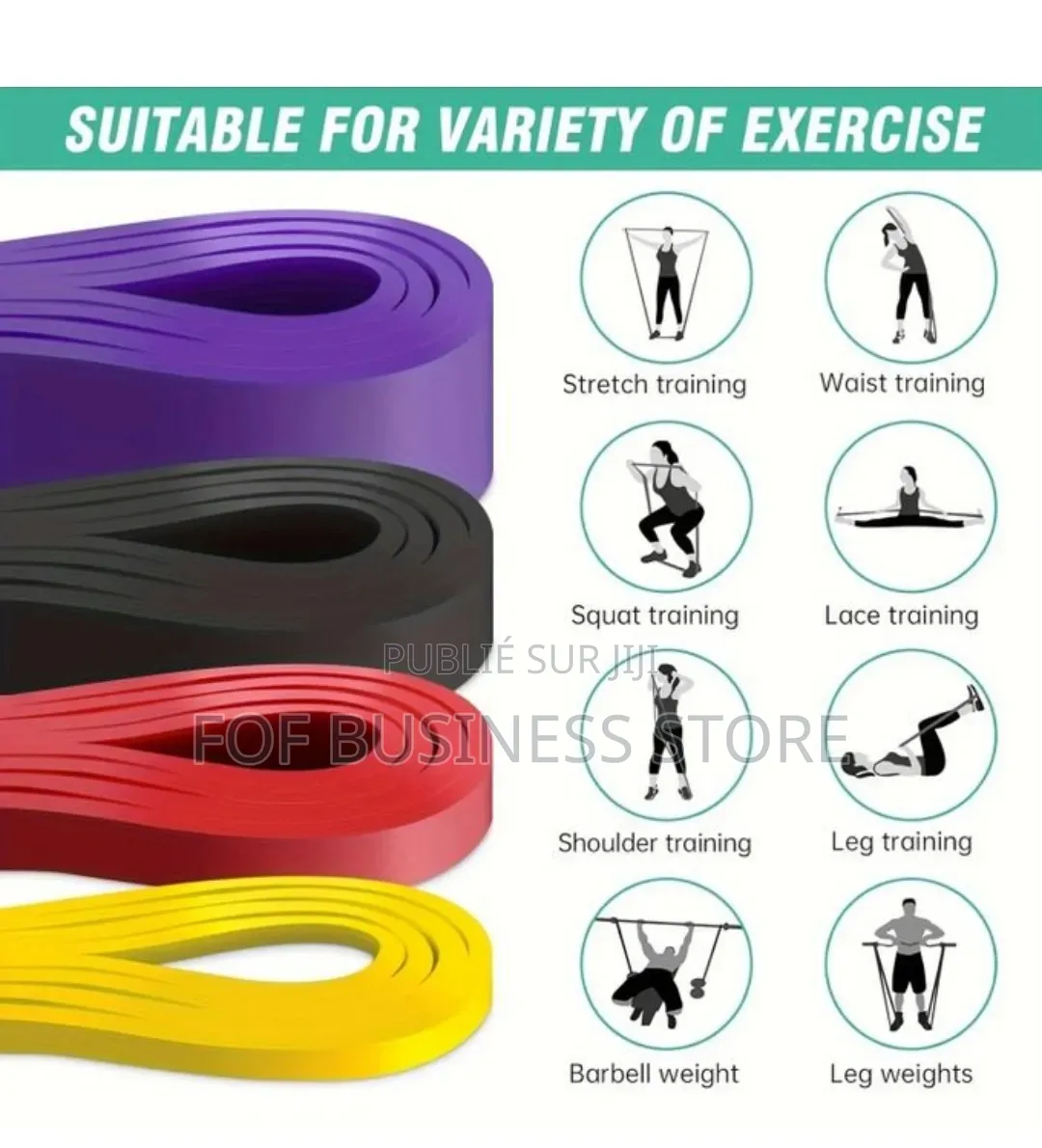 Kit De 4 Bandes Élastiques