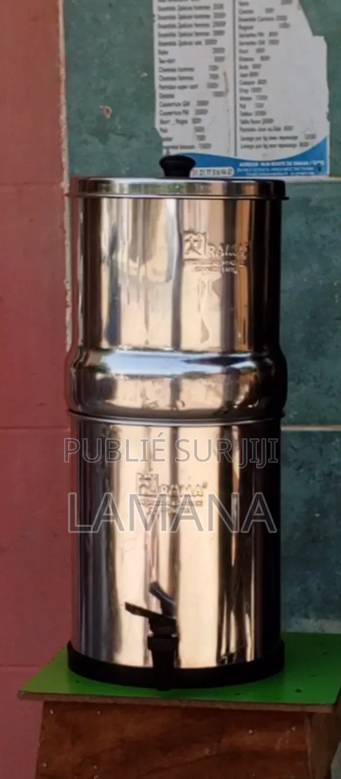 Filtre À Eau en Inox 9 Litres