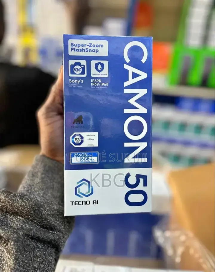 Nouveau Tecno Camon 50 256 GB Gris