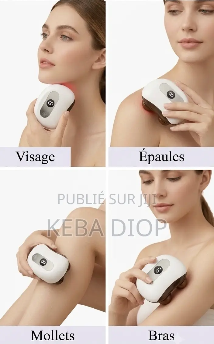 Appareil De Massage Visage Et Corps Chauffant –Soin Et Relaxant