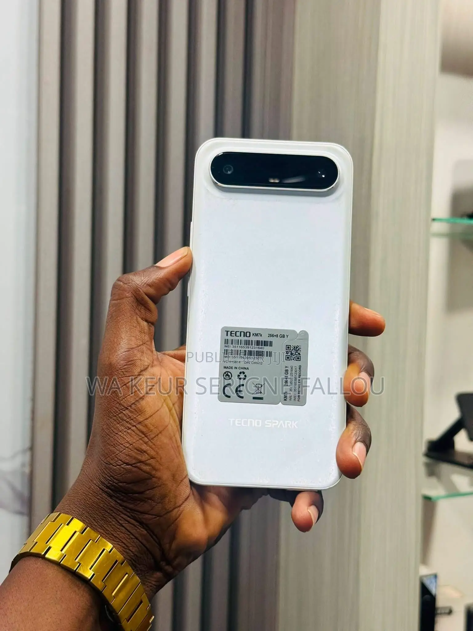 Nouveau Tecno Spark Slim 256 GB Blanc
