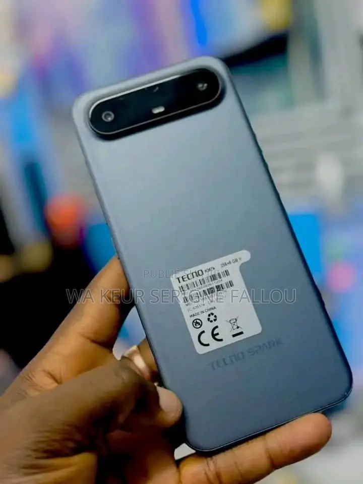 Nouveau Tecno Spark Slim 256 GB Noir