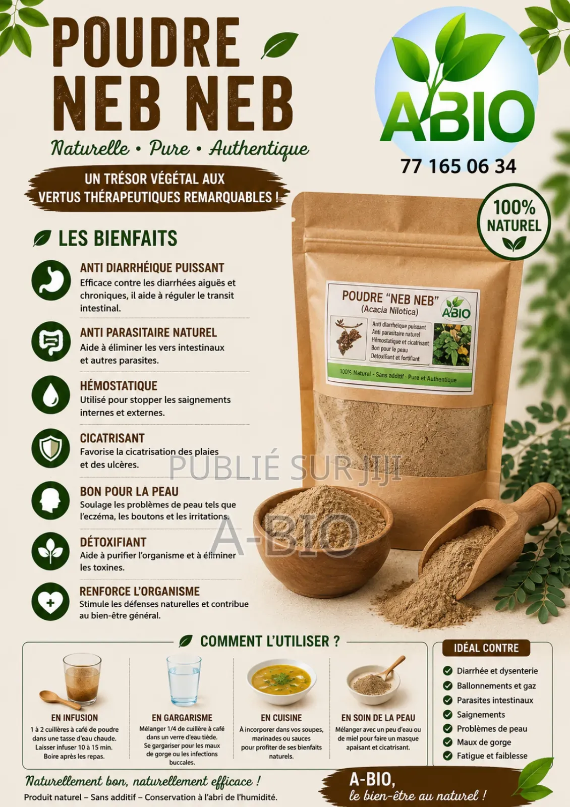 Poudre Naturels Bio