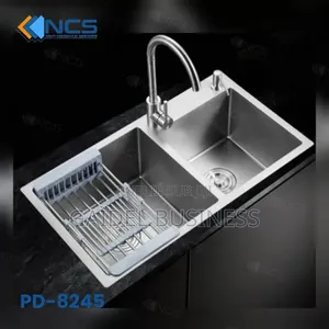 Évier De Cuisine Double Bac Premium – Modèle PD-8245