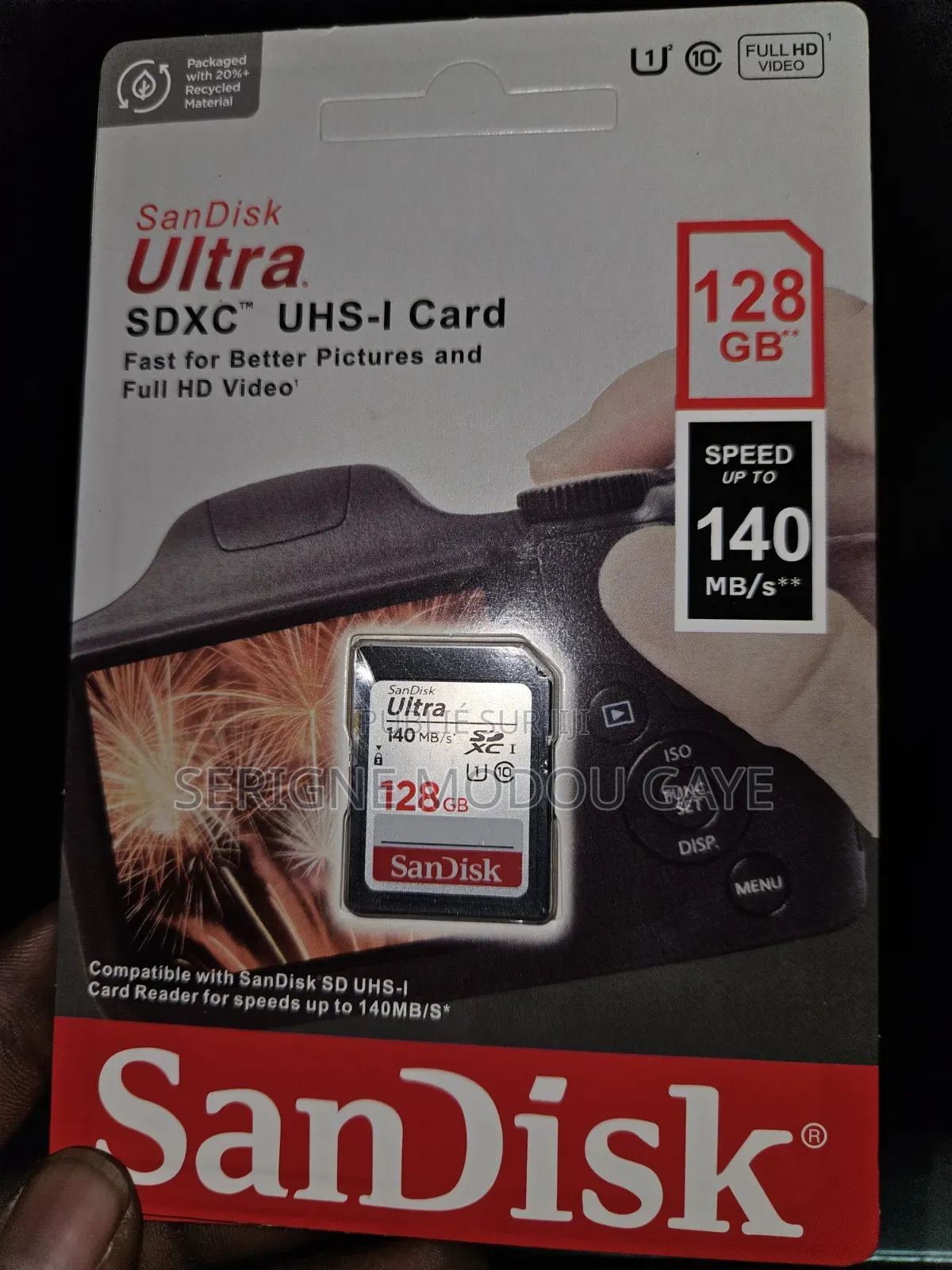 Carte Mémoire 128g Pour Appareil Photo