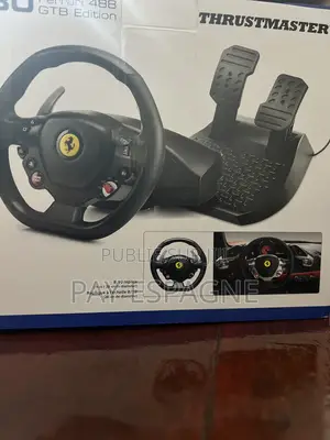 Volant Thrustmaster T80 Ferrari 488 GTB Edition Pédalier (PC/PS4/PS5)