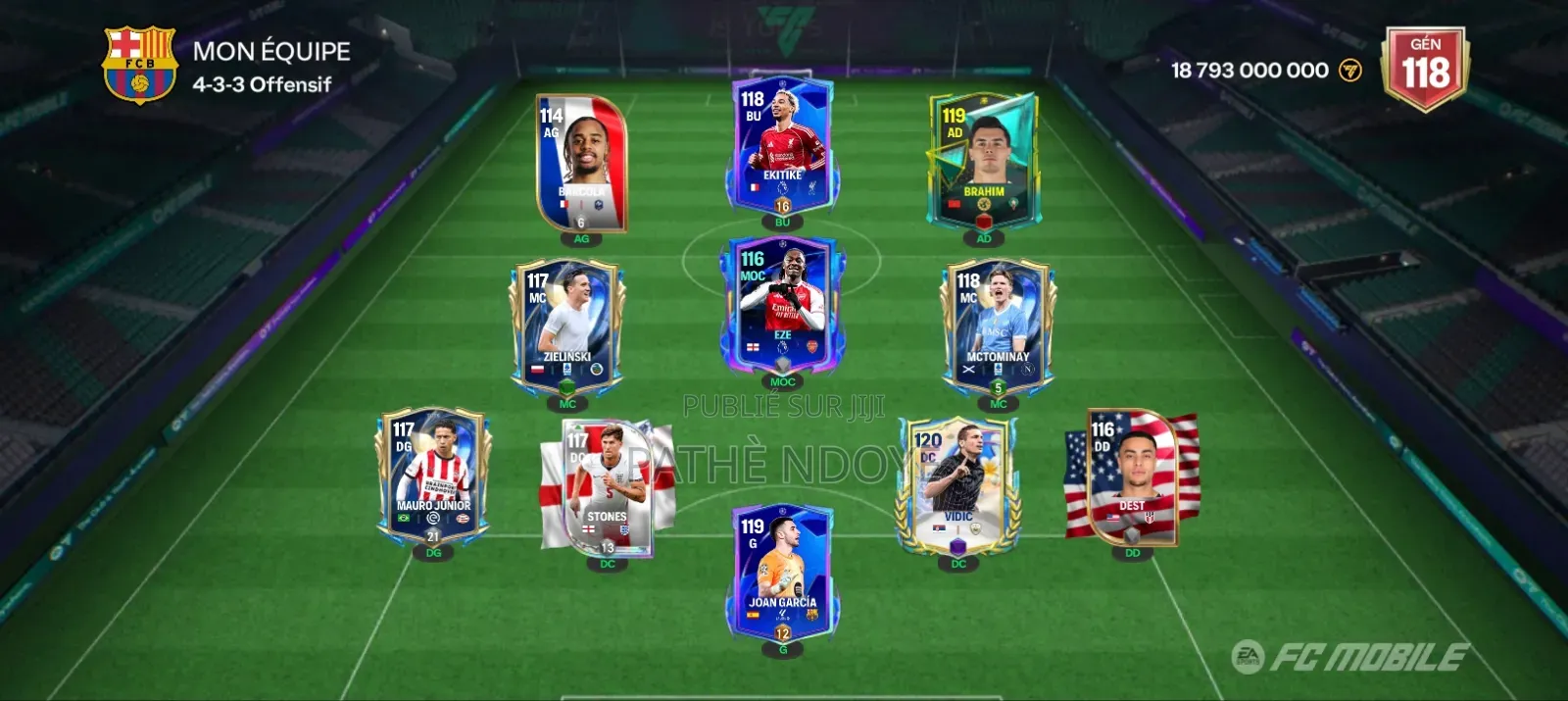 Compte FC Mobile