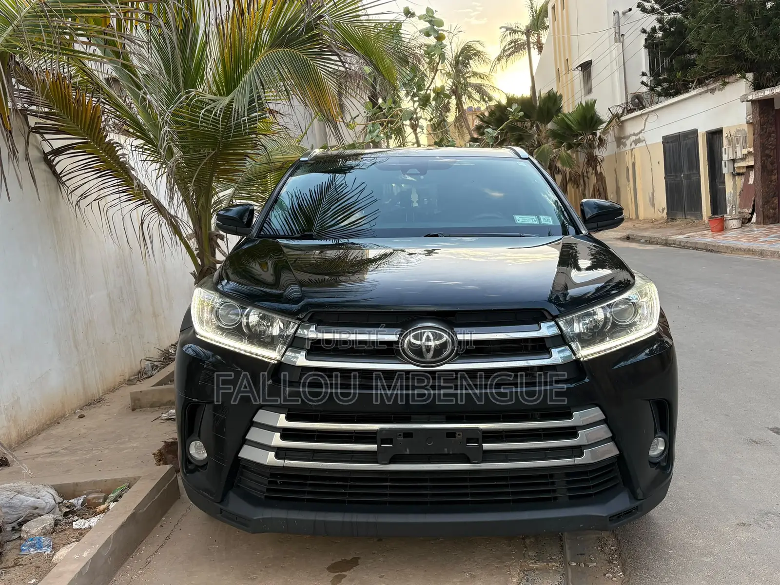 Toyota Highlander 2019 Noir