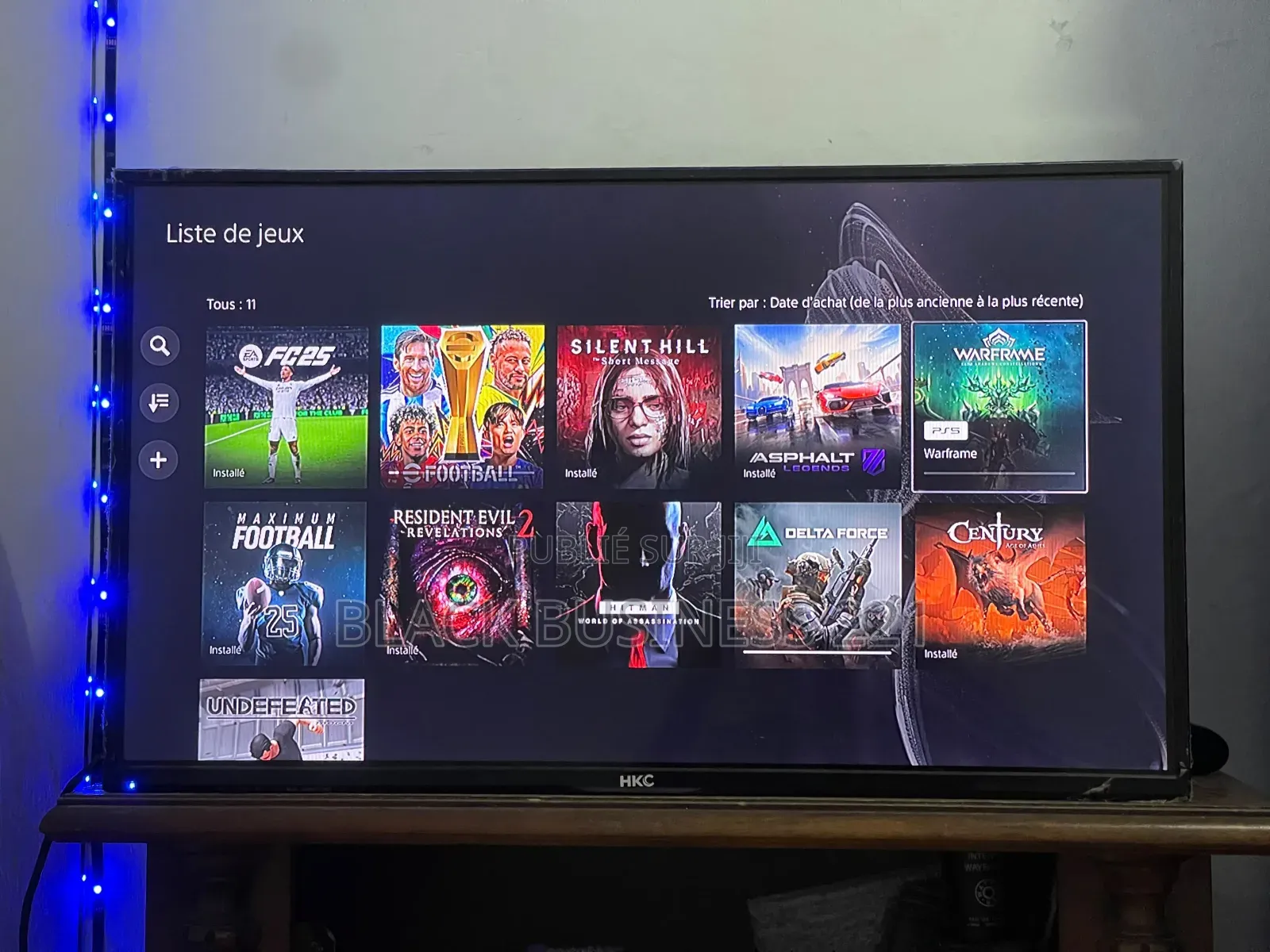 Playstation 5 Slim Lecteur Avec 11 Jeux +1 Manette