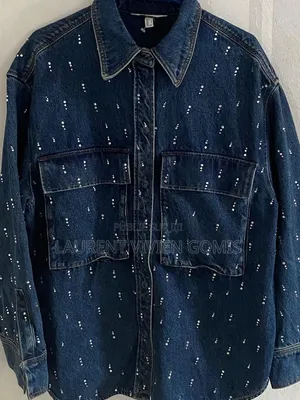 Veste en Jean Avec Strasse