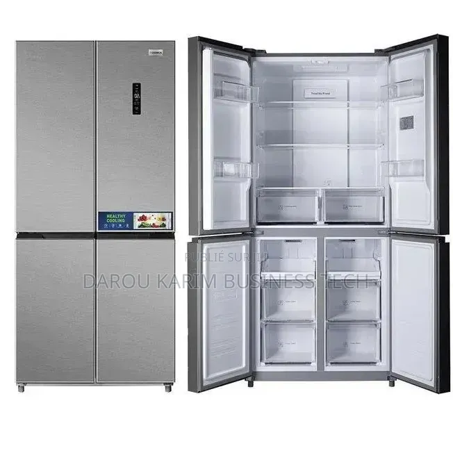Refrigerateur Deska Side by Side 4portes Inverter Gris Sbs642dk
