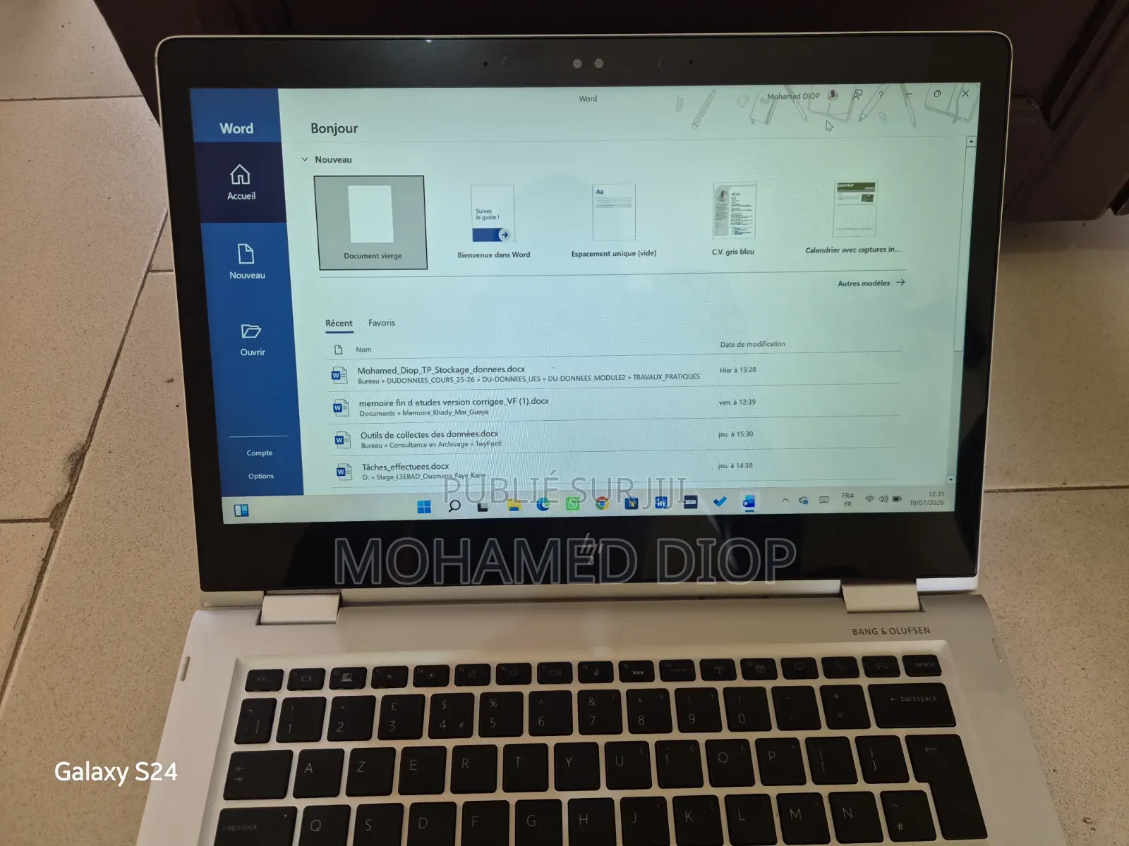 Nouveau HP EliteBook x360 1030 G2 8GB Intel Core i5 SSD 250GB
