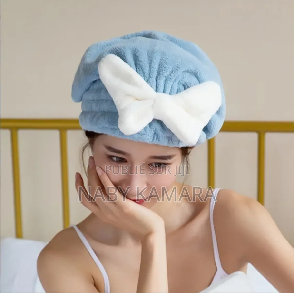 Bonnet De Séchage De Cheuveux en Coton