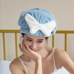 Bonnet De Séchage De Cheuveux en Coton