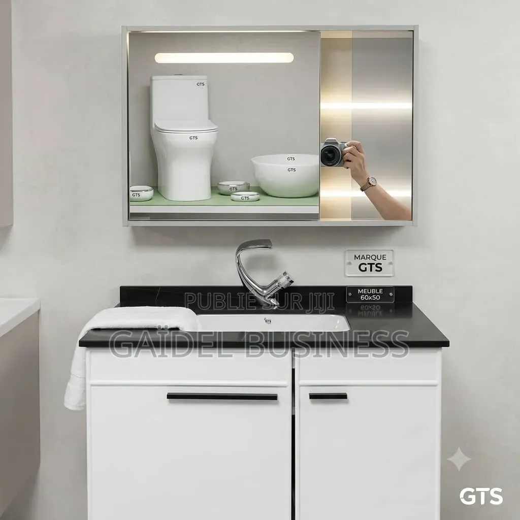 Meuble De Salle De Bain Design Complet - Neuf (Modèle GTS)