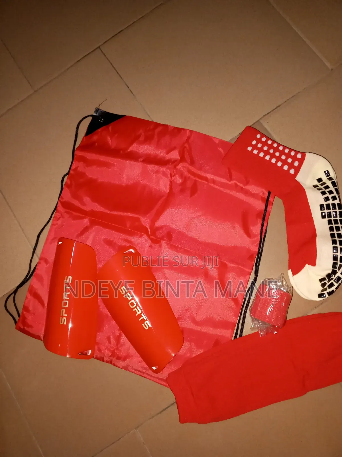 Bas+antidérapant+bande+sac+protège Tibia Taille L