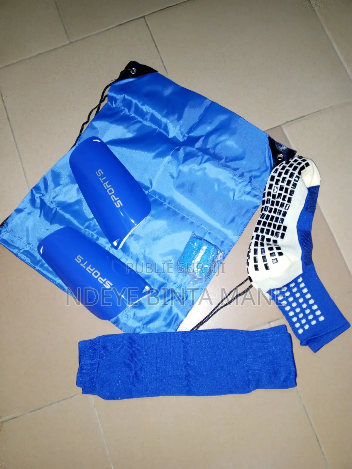 Bas+antidérapant+bande+sac+protège Tibia Taille L