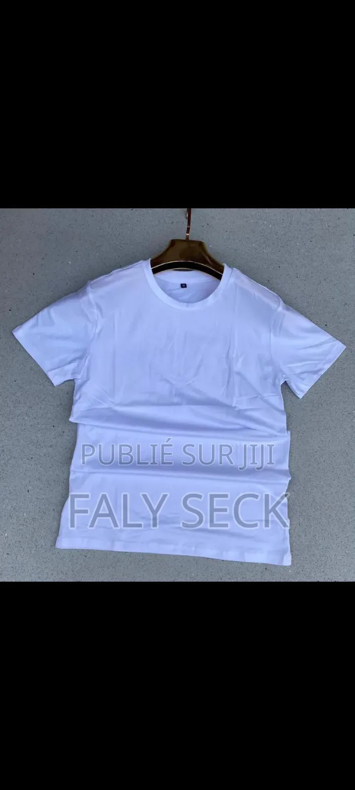 Tee Shirt Unisexe Blanc