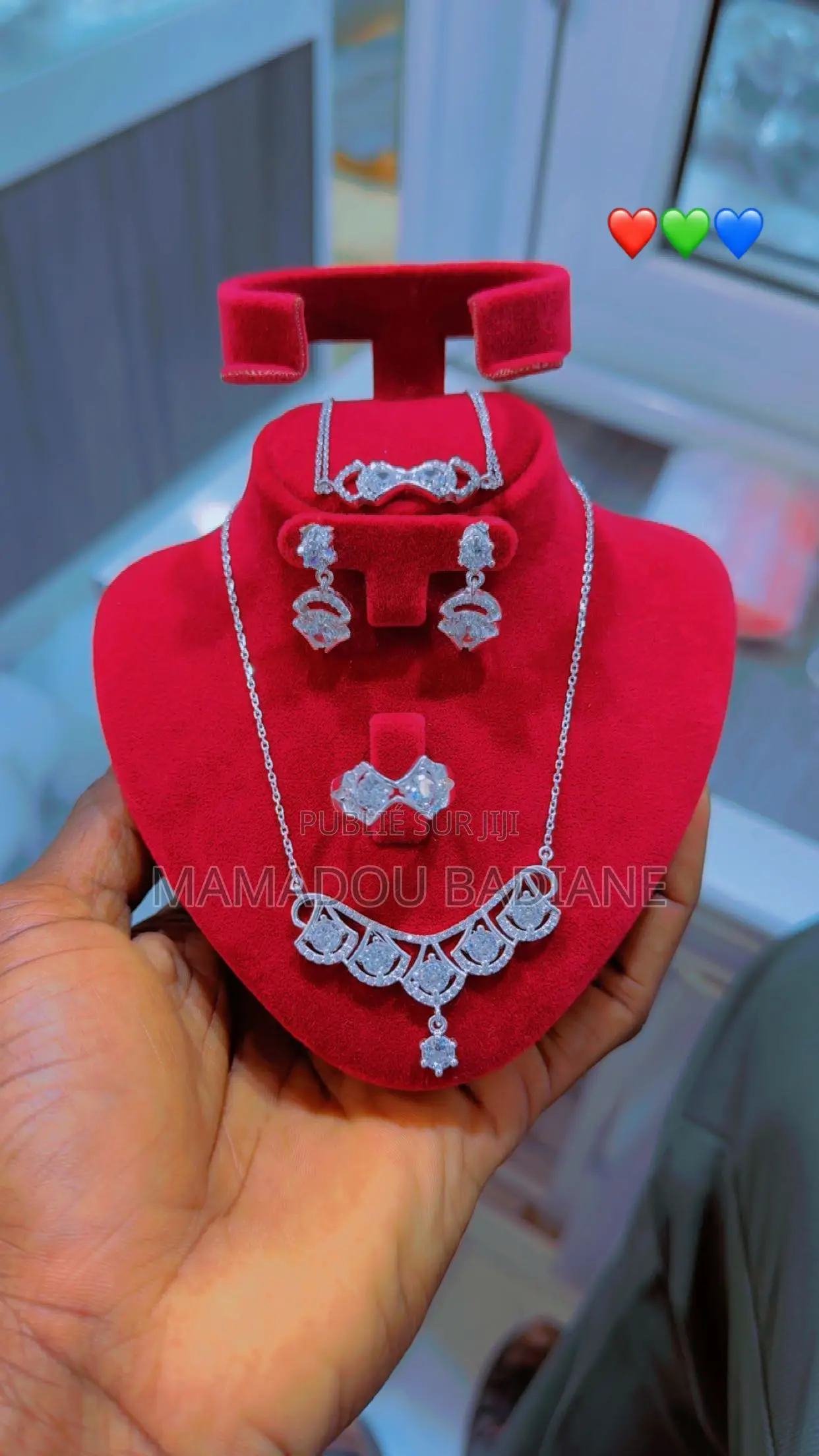 Parrure Bijoux Importé Argent Italien
