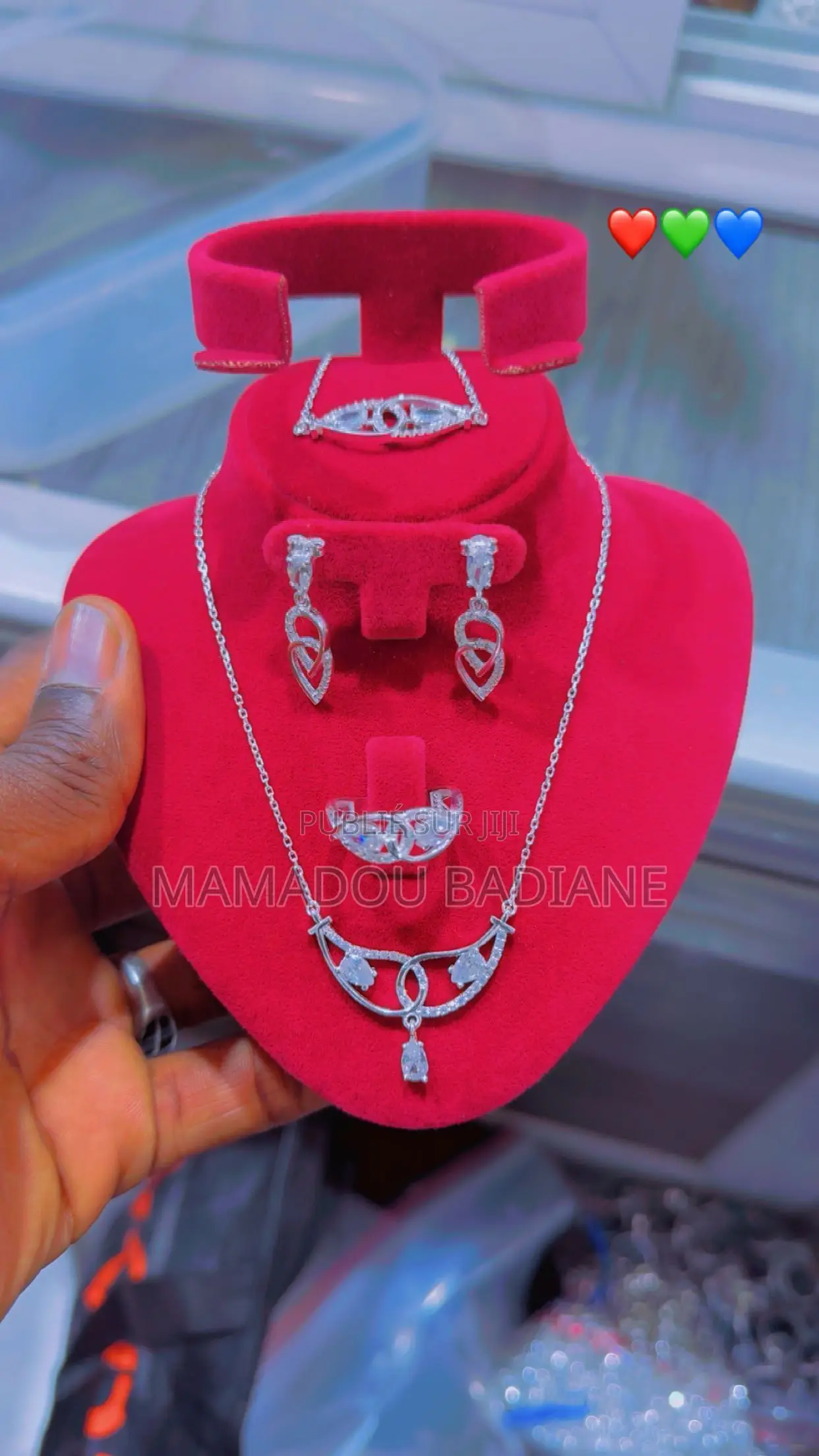 Parrure Bijoux Importé Argent Italien