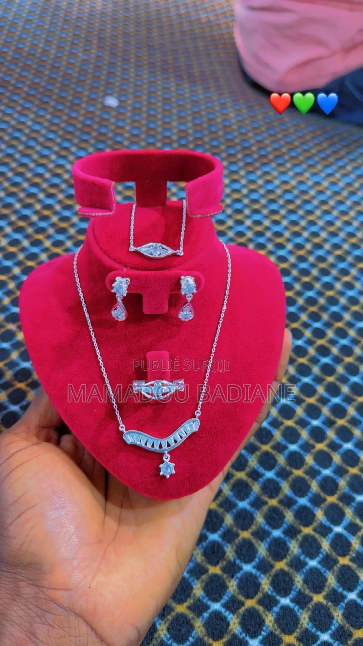 Parrure Bijoux Importé Argent Italien