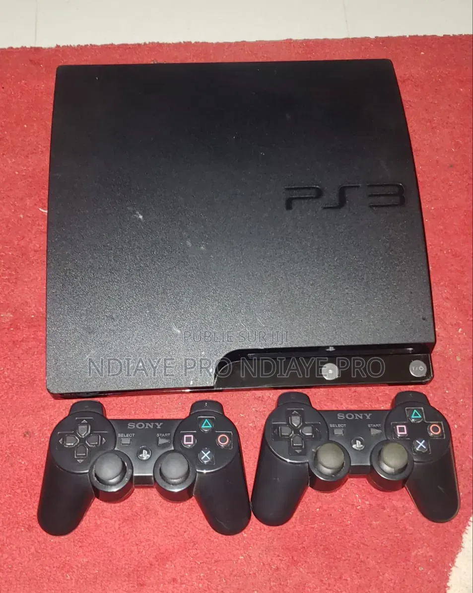  PS3 Slim Originale Avec Manette + Plusieurs Jeux Disponibles