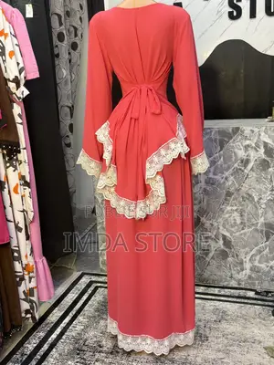 Ensemble 2 Pieces Jupe en Saumo Corail