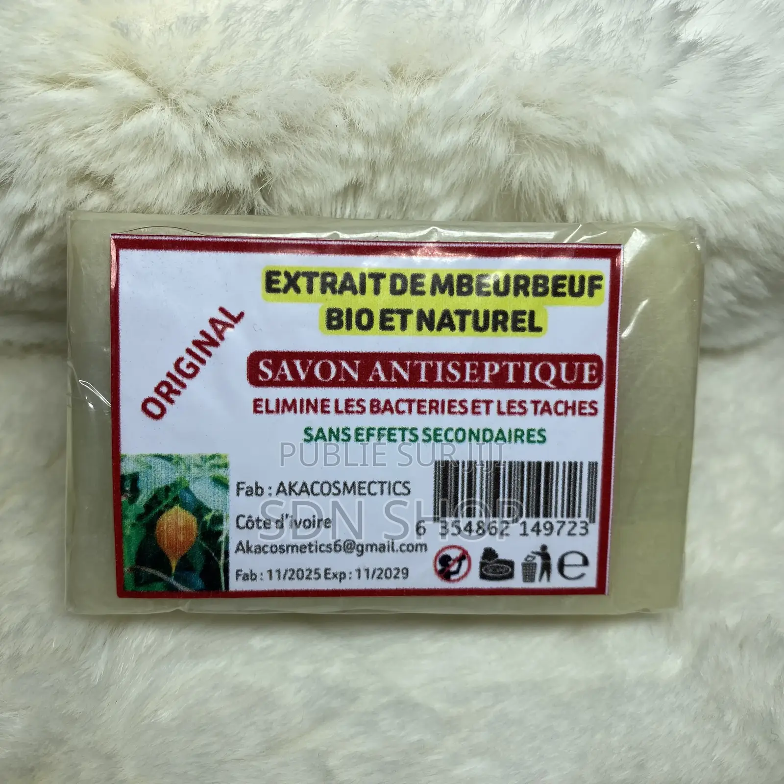 Savon Mbeurbeuf 100% Bio