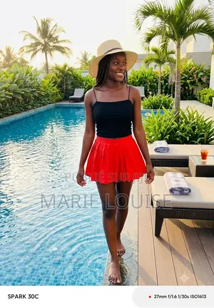 Mini Jupe Culotte Rouge