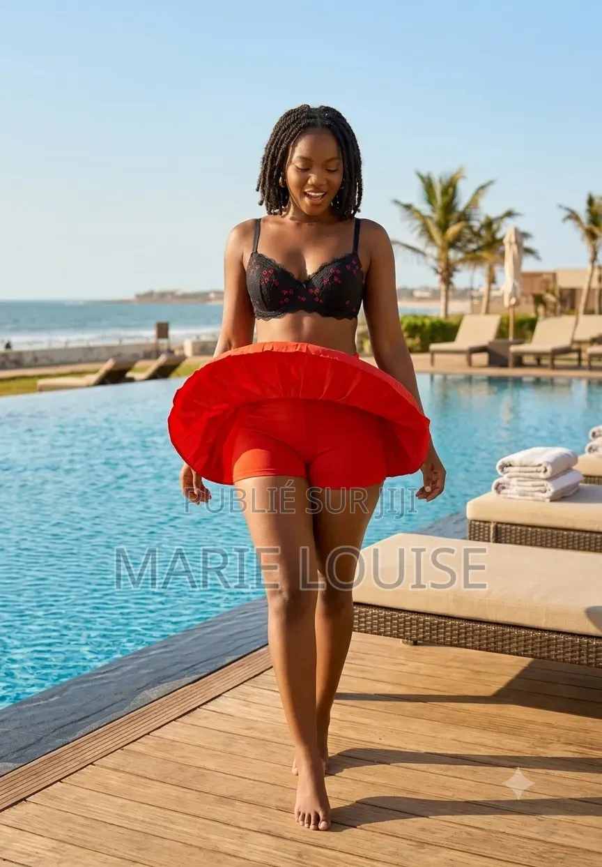 Mini Jupe Culotte Rouge
