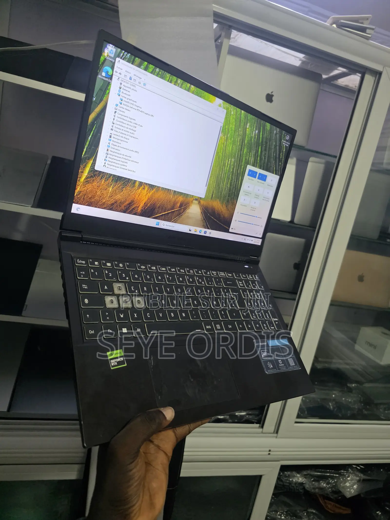 Ordinateur portable Gigabyte AORUS 15 32GB Intel Core i7 SSD 1T