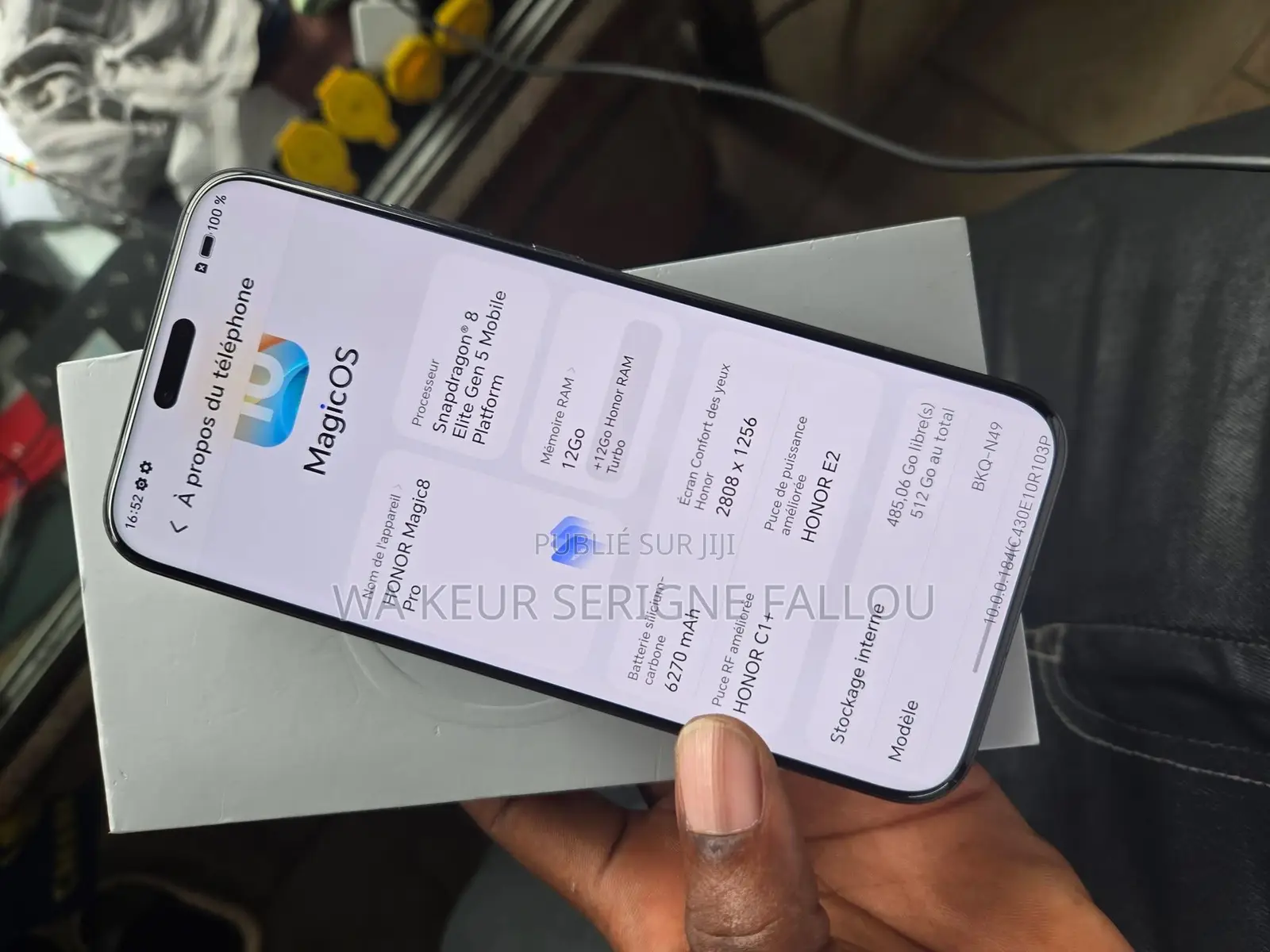 Nouveau Honor 8 Pro 64 GB Noir