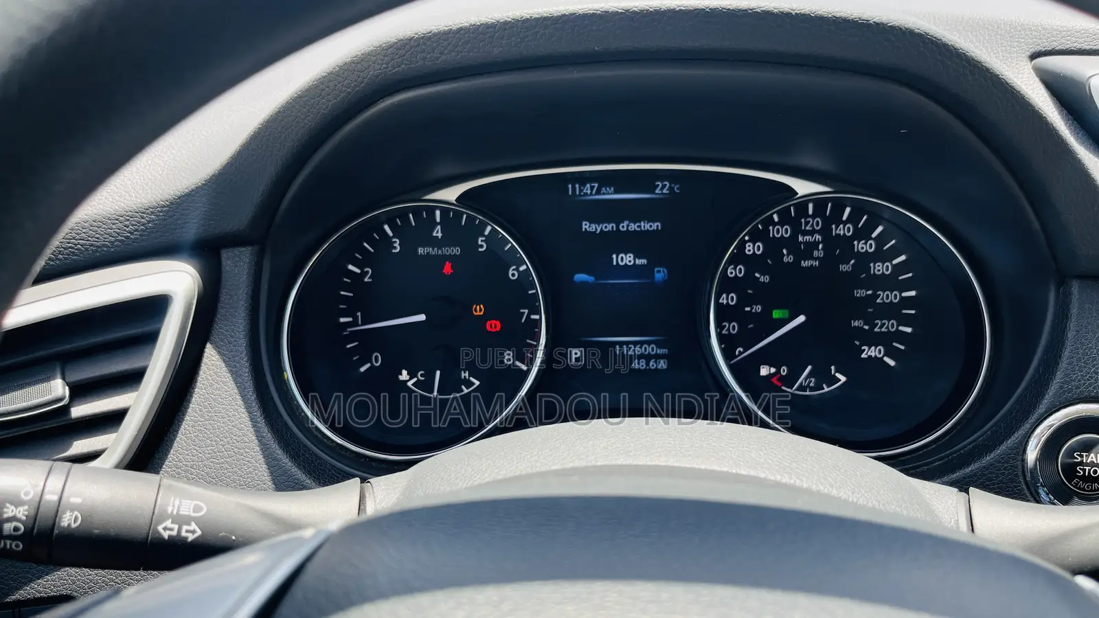 Nissan Rogue S AWD 2016 Noir