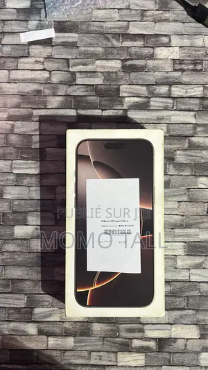 Nouveau Apple iPhone 16 Pro Max 256 GB Doré