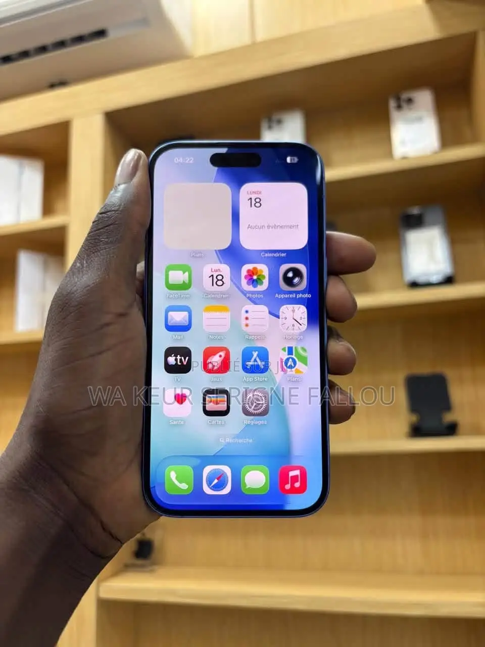 Nouveau Apple iPhone 16 128 GB Bleu