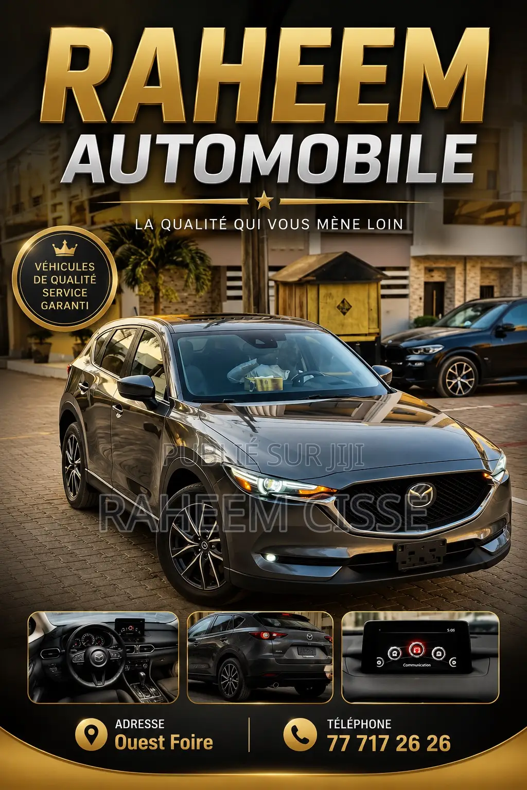 Mazda CX-5 Grand Touring AWD 2018 Gris
