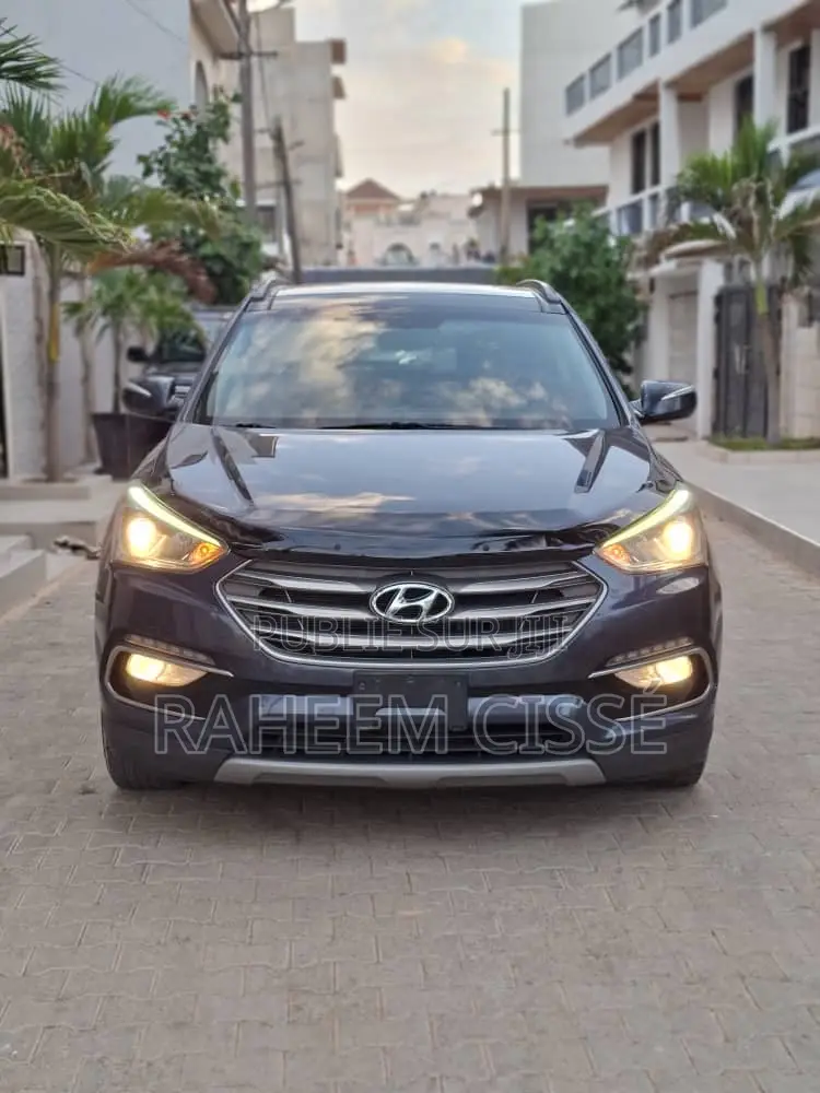 Hyundai Santa Fe Limited AWD 2017 Bleu