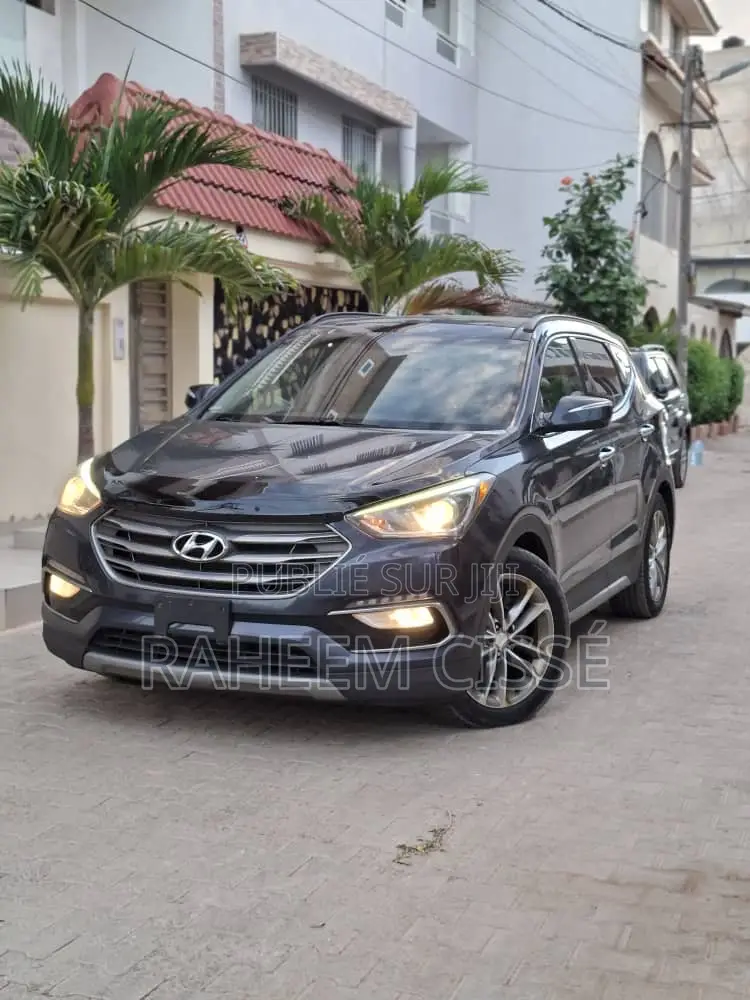 Hyundai Santa Fe Limited AWD 2017 Bleu