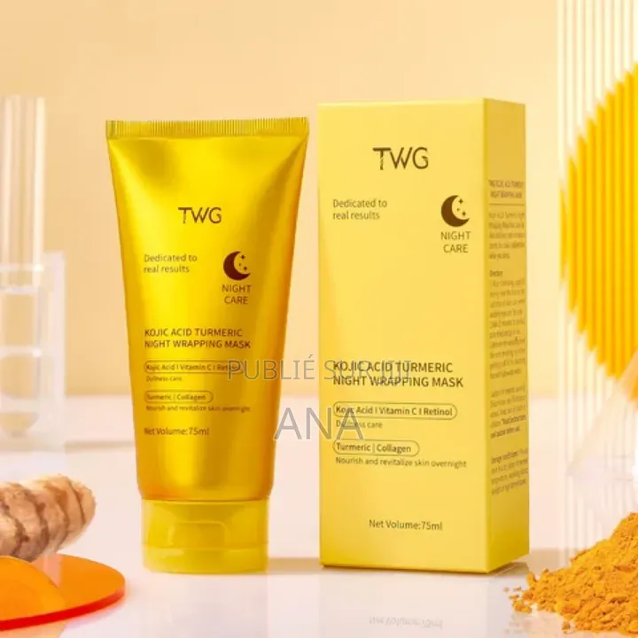 Masque De Nuit Collagène Curcuma – Éclat, Hydratation Et Soin Profond