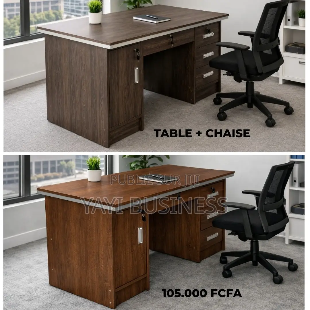 Table Bureau 1m40 Avec Chaise