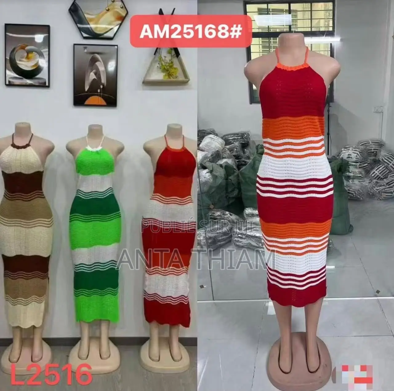 Robe en Maille Pour Cette Été