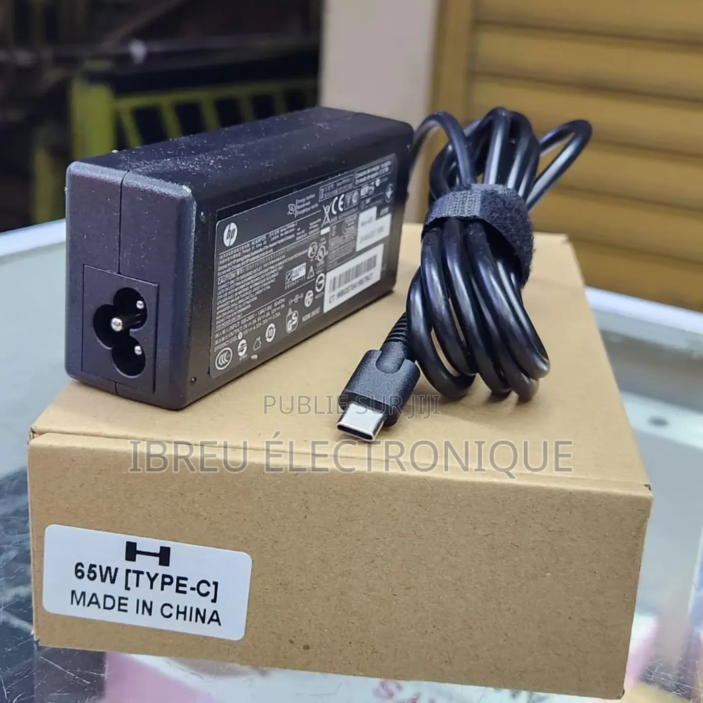 Chargeur Ordinateur HP Type C Original Neuf 65W /20v 3,25A –