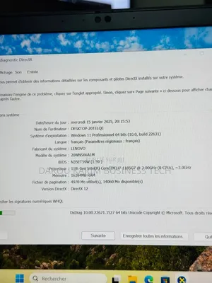 Nouveau Lenovo ThinkPad T14s Gen 1 16GB Intel Core i7 SSD 256GB
