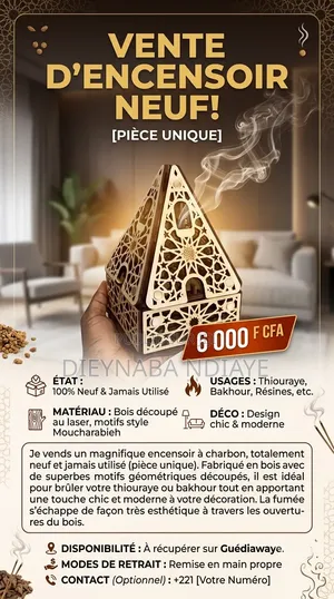 Encensoir À Charbon Décoratif 6000
