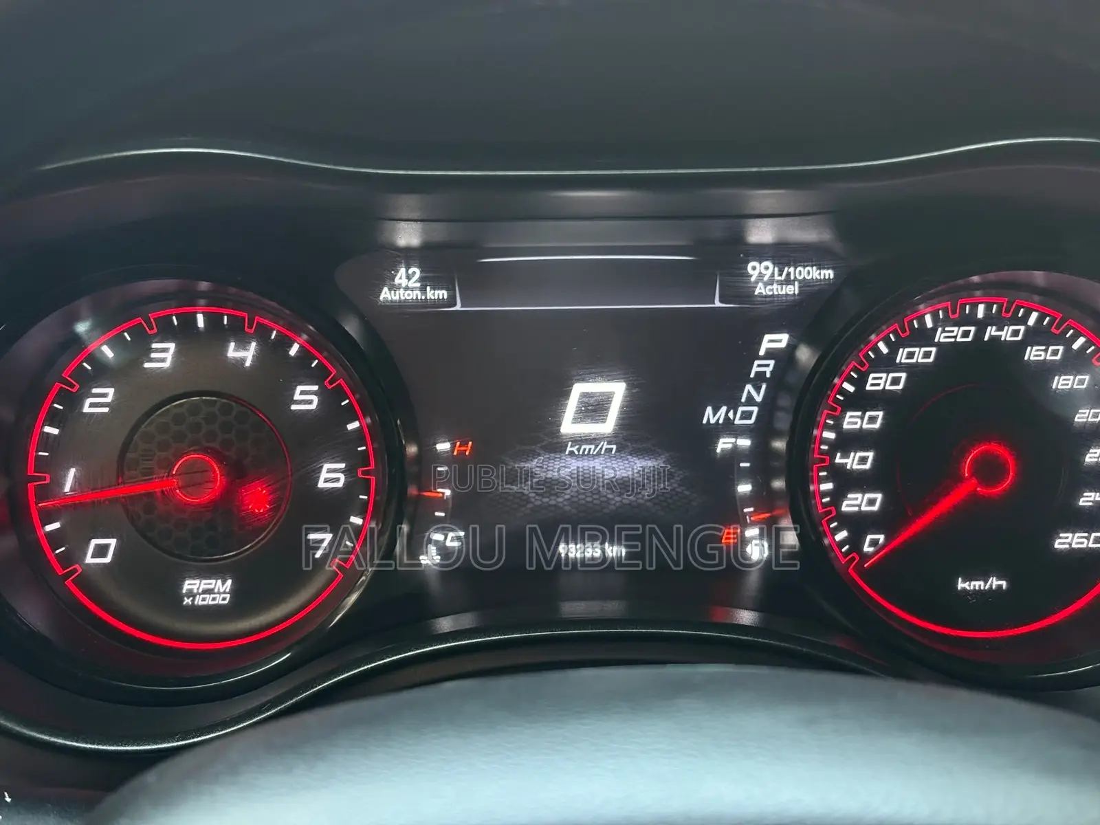 Dodge Chargeur 2019 Rouge