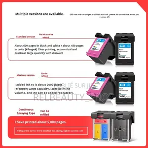 Pack De Cartouches d'Encre Compatibles 305XL (Noir + Couleur)