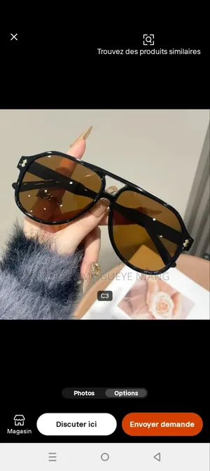 Lunette De Soleil Sunglass by YMA ADAM
