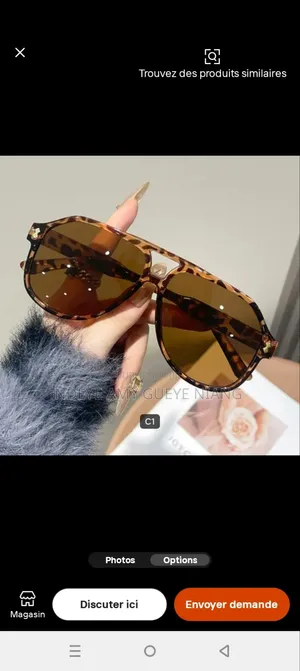 Lunette De Soleil Sunglass by YMA ADAM