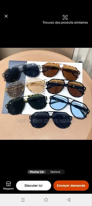Lunette De Soleil Sunglass by YMA ADAM