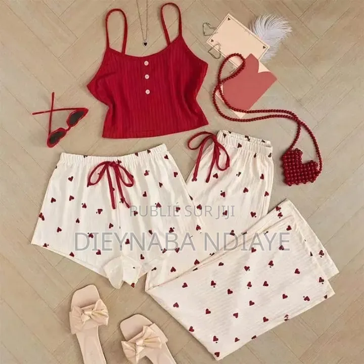 Pijama 3pieces Coton 5500f